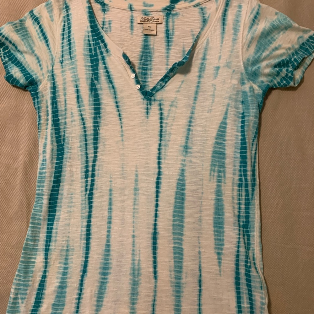 Lucky Brand Tie Dye Short Sleeve Tee